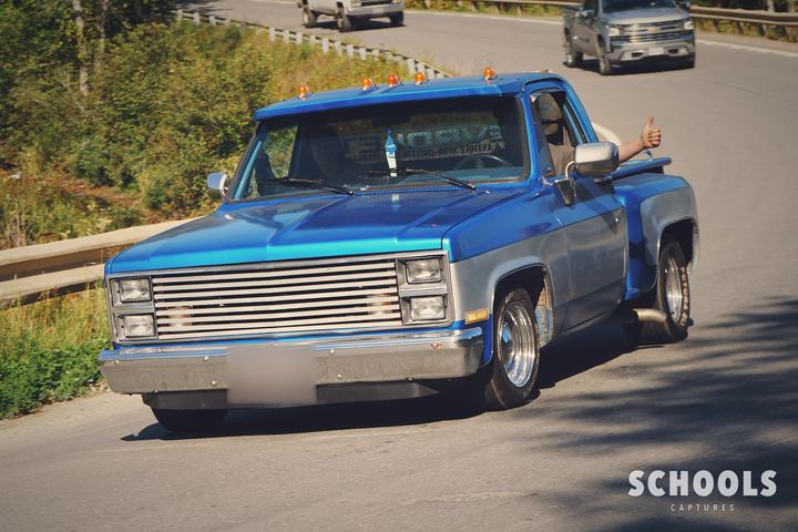 Blue square body